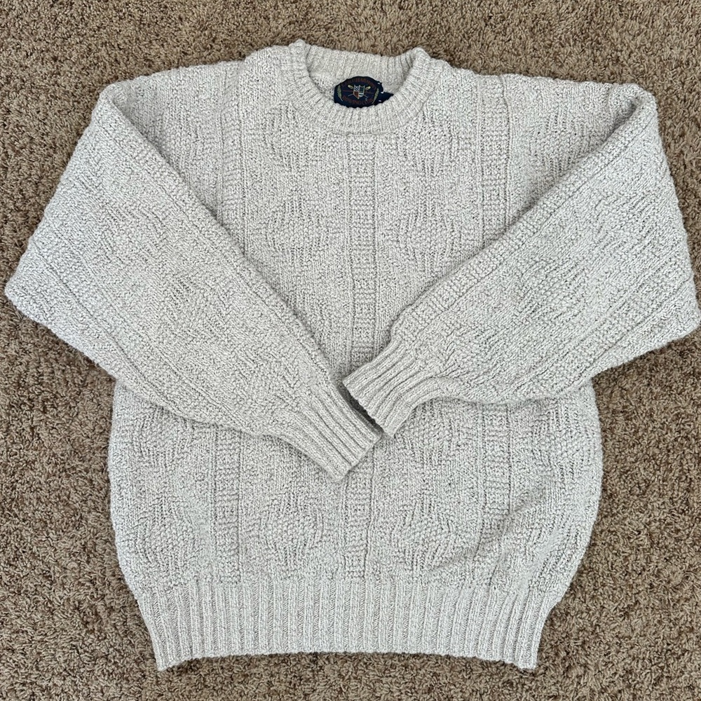Vintage Made in the Usa Cream sweater